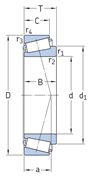 Подшипник SKF 32018 X/Q (2007118) 2188