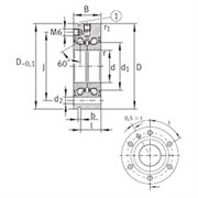 Подшипник INA ZKLF40100 2Z2AP 2685
