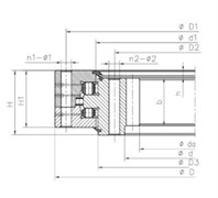 Опорно-поворотный подшипник 134.50.3550 4376